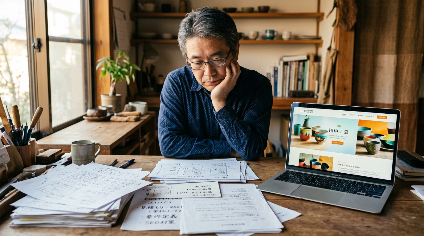 旭川の事業者様の「思っていたのと違う」をゼロにするホームページ制作コンセプトを表現したイメージ写真